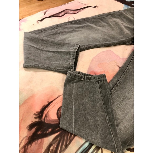 ASOS Rigid Gray Vintage Wash Slim Slouch Boyfriend Jeans Button Fly 36W 34L - Picture 12 of 12